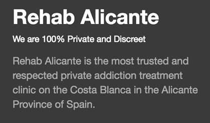 Treatment And Rehabilitation Of Drug Addicts Alicante